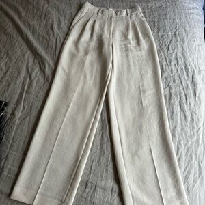 Aritzia Light Birch Effortless Pants